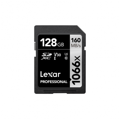 Atminties kortelė Lexar SDXC 1066x 128GB