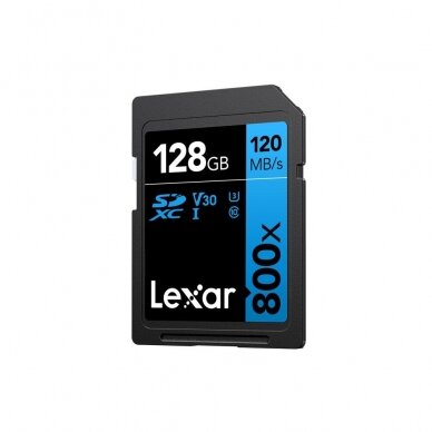 Atminties kortelė Lexar SDXC 800x 128GB