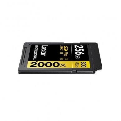 Atminties kortelė Lexar SDXC Pro 2000X UHS-II U3 R300/W260 (V90) 256GB