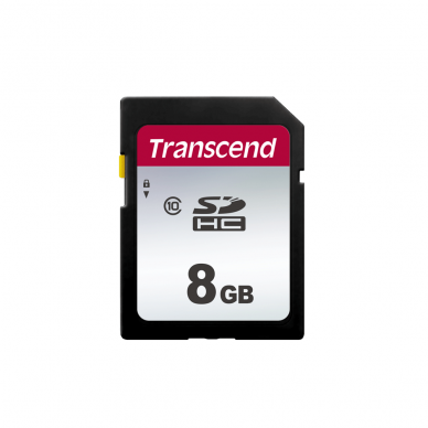 Atminties kortelė Transcend SDHC 8GB Silver 300S