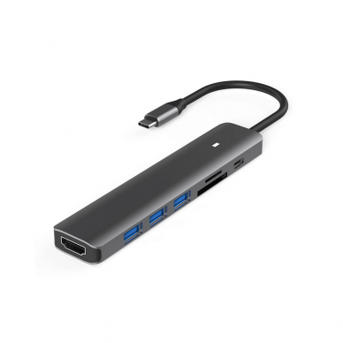 Adapteris-skaitytuvas 7-in-1 USB-C