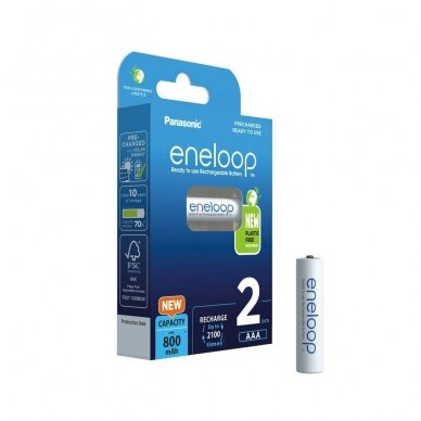 Baterija Panasonic Eneloop HR03 2xAAA 800mAh