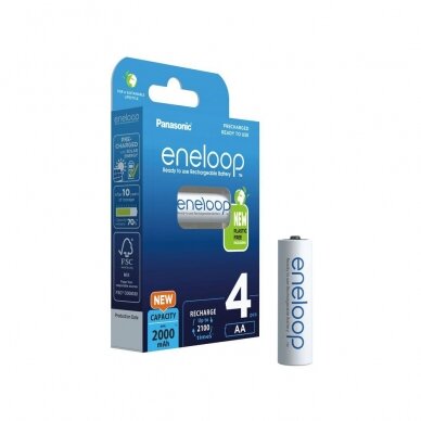 Baterija Panasonic Eneloop HR6 4xAA 2000mAh