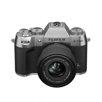 Fotoaparatas Fujifilm X-T50 15-45 Kit Silver