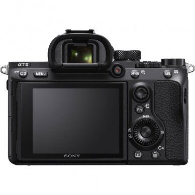 Fotoaparatas Sony A7 Mark III + Dar susigrąžink 300EUR +papildoma 1m. garantija