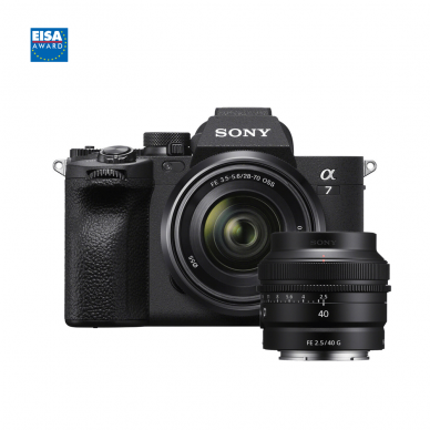 Fotoaparatas Sony a7 Mark IV 28-70 Kit +300 cashback + FE 40MM F2.5 G