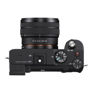 Fotoaparatas Sony Alpha a7C + 28-60mm Black + 200 susigrąžink+papildoma 1-erių metų garantija