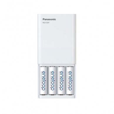 Kroviklis Panasonic ENELOOP BQ-CC87 + 4X HR6/AA ENELOOP 2000MAH