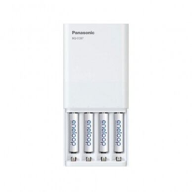 Kroviklis Panasonic ENELOOP BQ-CC87 + 4X HR6/AA ENELOOP 2000MAH